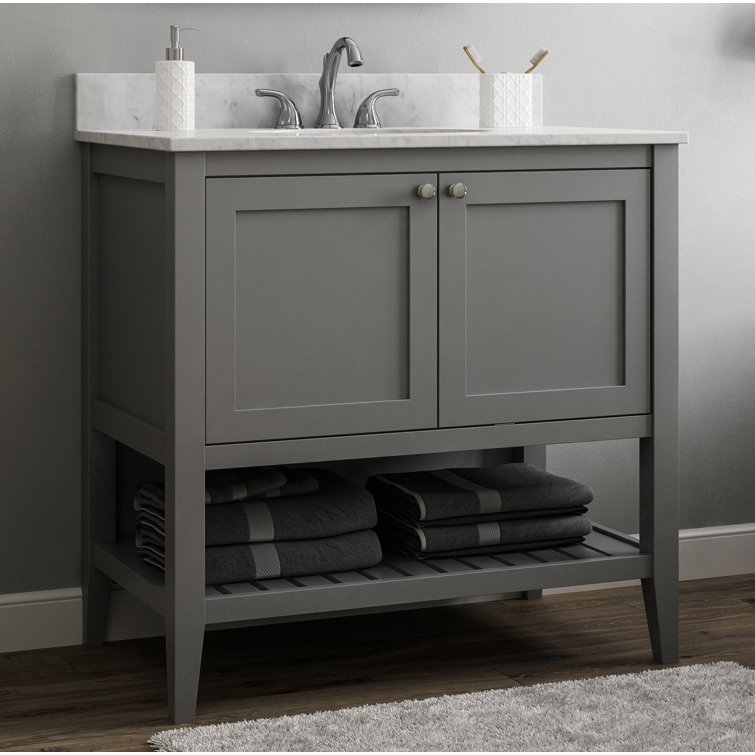 Beachcrest Home Galveston 42" Single Bathroom Vanity Base Only